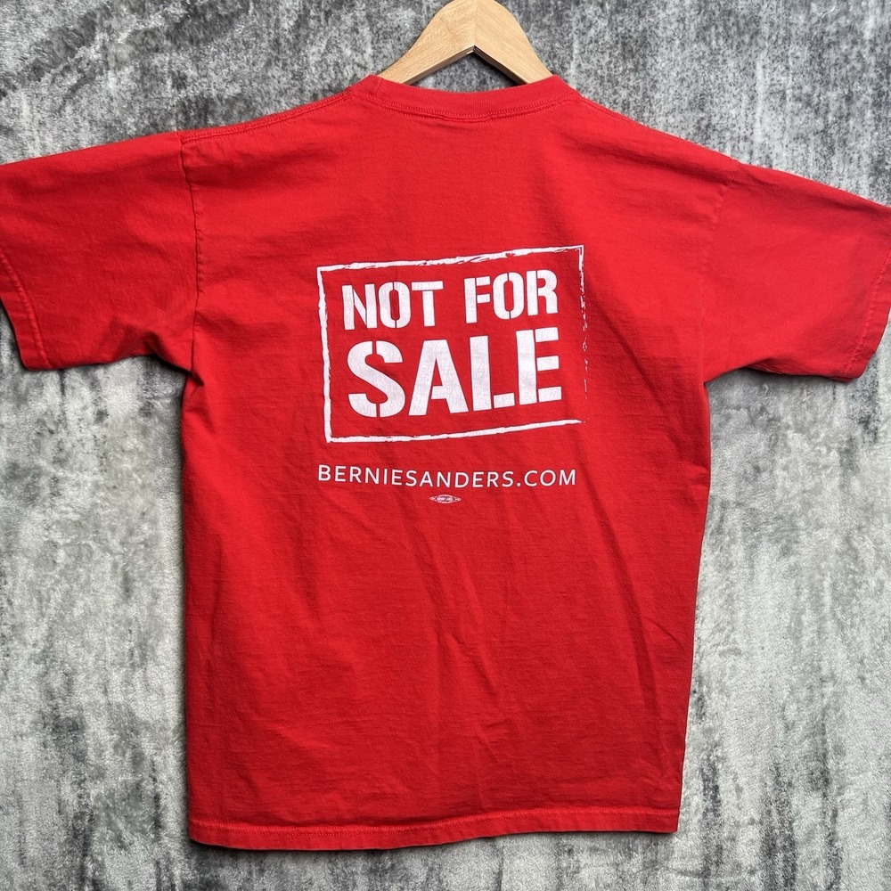 2016 Bernie Not For Sale Union USA Made T Shirt L President Campaign Democrat - Picture 2 of 6